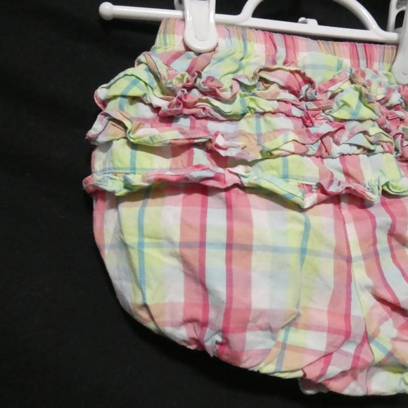 GYMBOREE | size 3T | Plaid Bloomers With Ruffle Back | 100% Cotton | NWOT - Picture 12 of 14